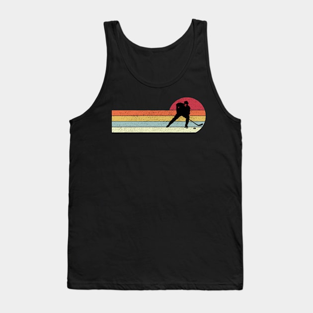 Ice Hockey Retro Style For Hockey Player Tank Top by DragonTees